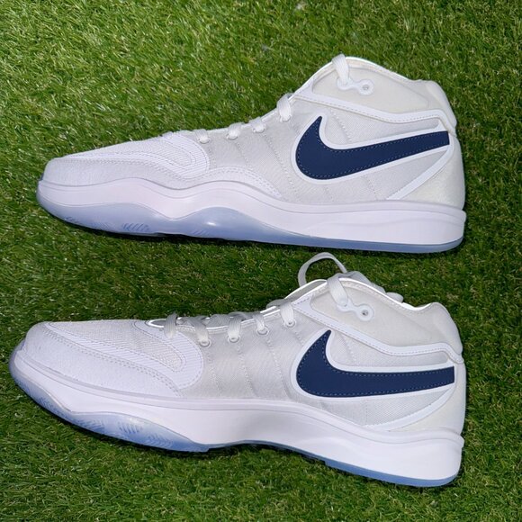 Nike GT Hustle 2 Basketball Shoes DX9190-101 White Ice Men\'s Size 12 NEW